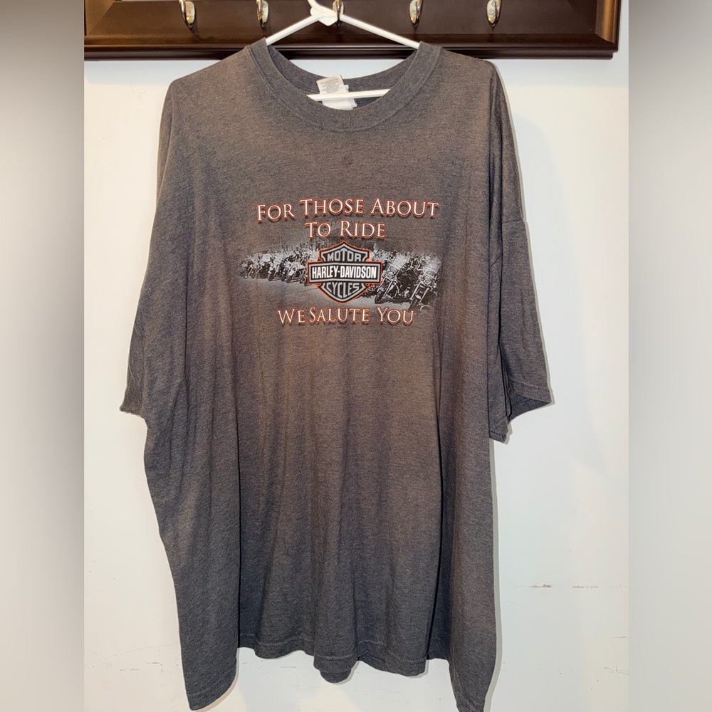 Harley-Davidson Charcoal Gray Short Sleeve Graphic Tee 4XL